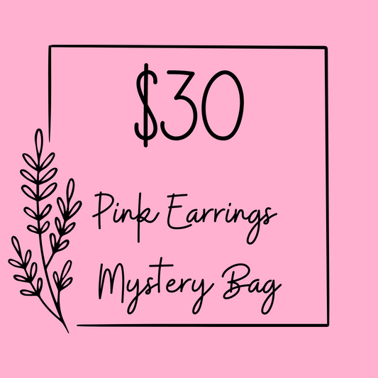 Pink Earrings Mystery Bag - $30 ($40 Value!)