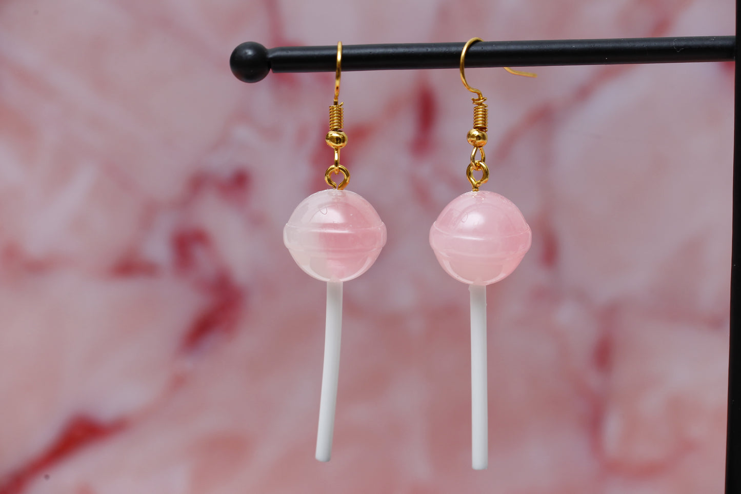 Pink Mini Lollipop Earrings
