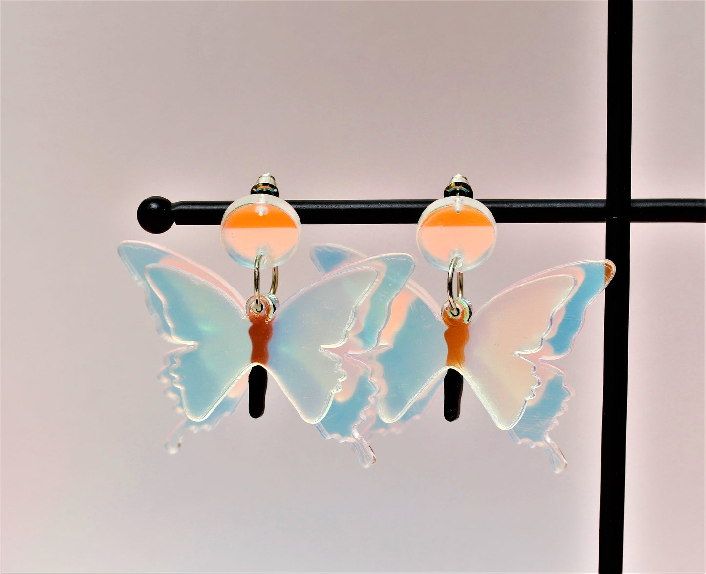 Butterfly Earrings - Reflective