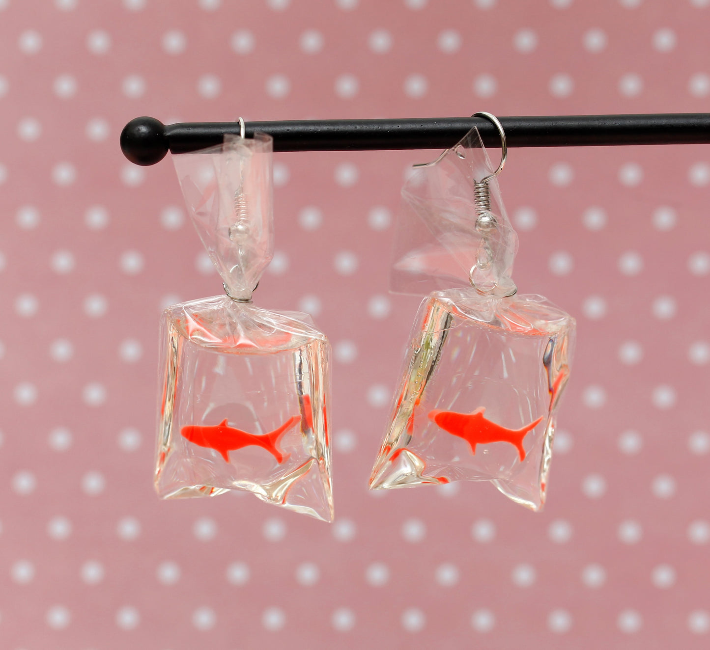 Goldfish Earrings - Orange