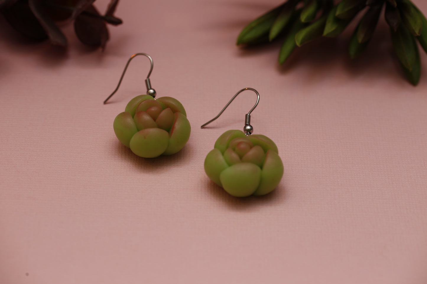 Succulent Drop Earrings