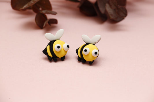 Anxious Honeybee Stud Earrings