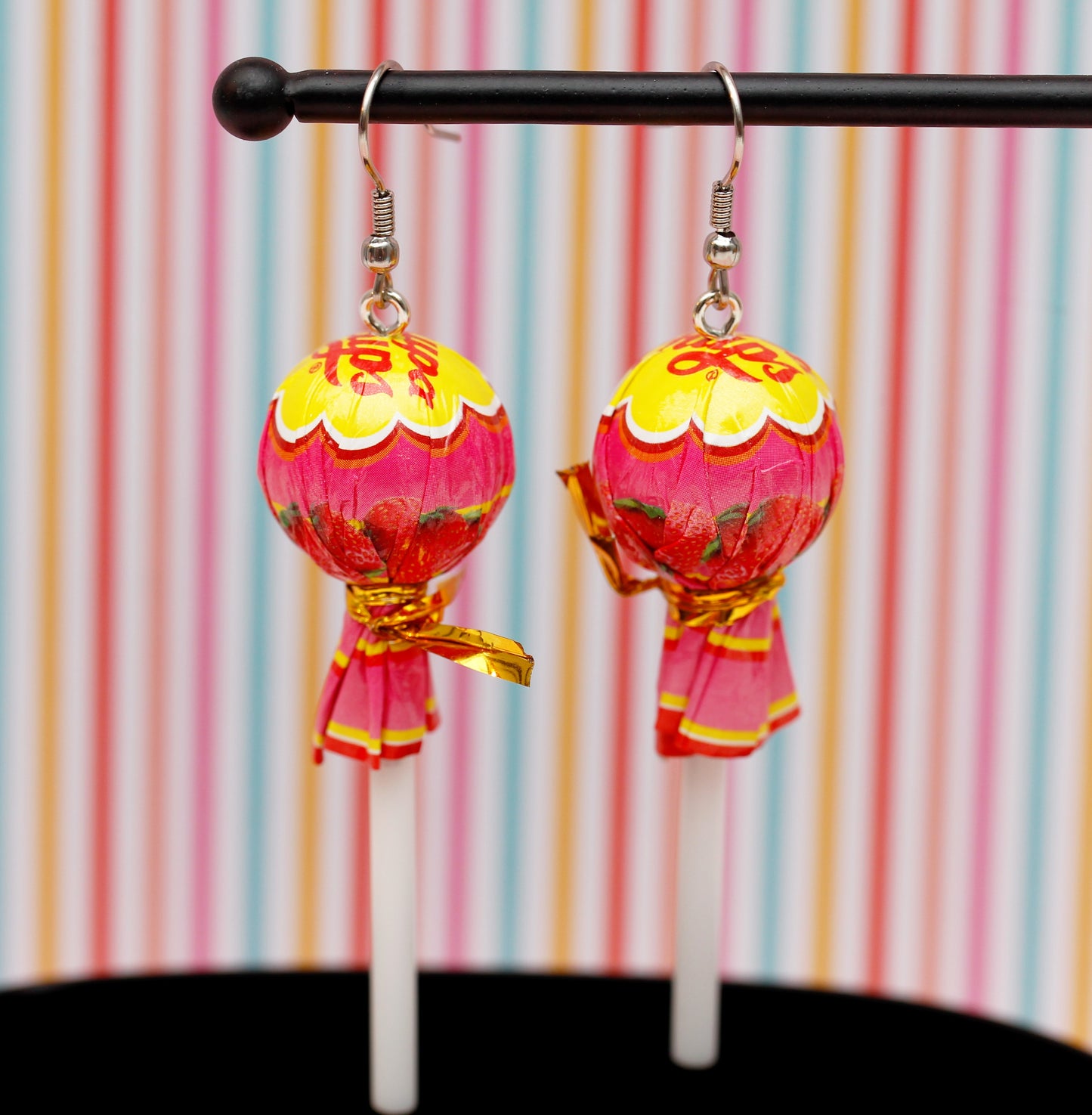 Strawberry Lollipop Earrings