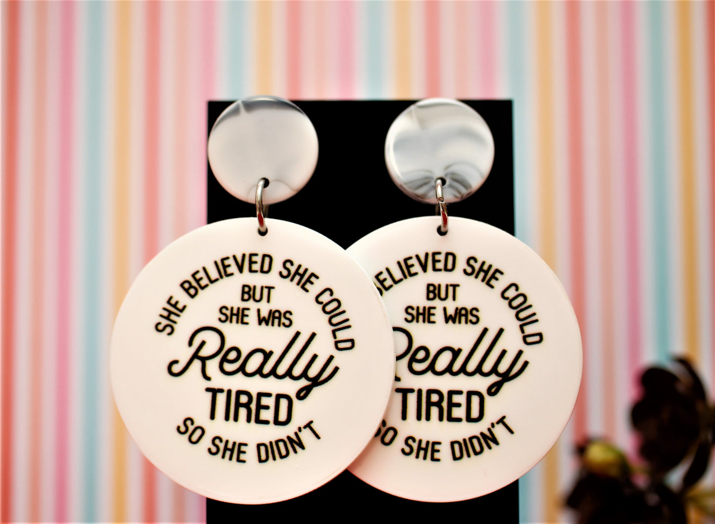 Really Tired Statement Dangles