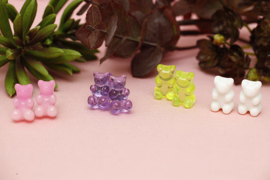 Adopt a Mystery Gummy Bear - Stud Earrings