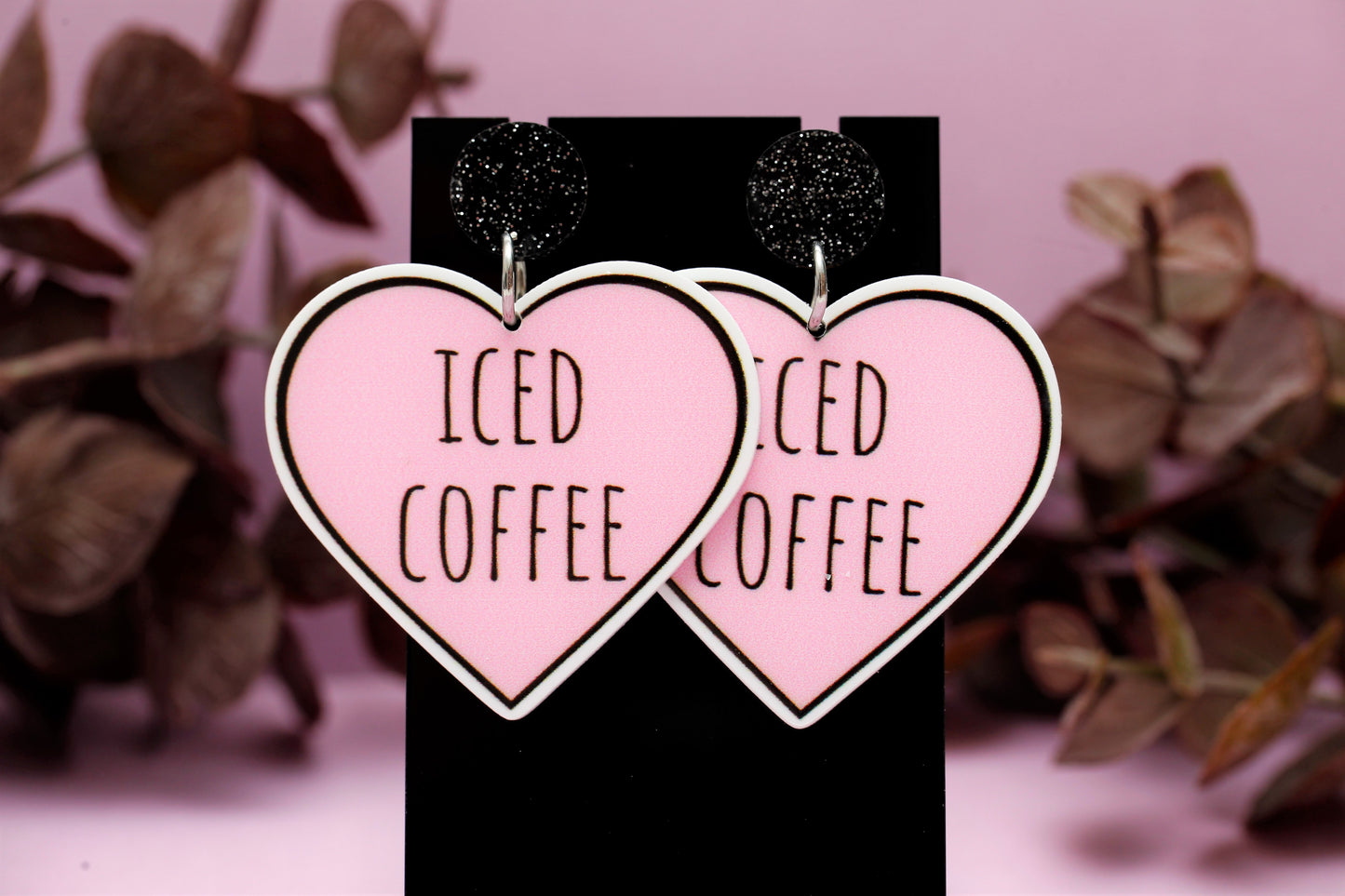 Iced Coffee Statement Dangles