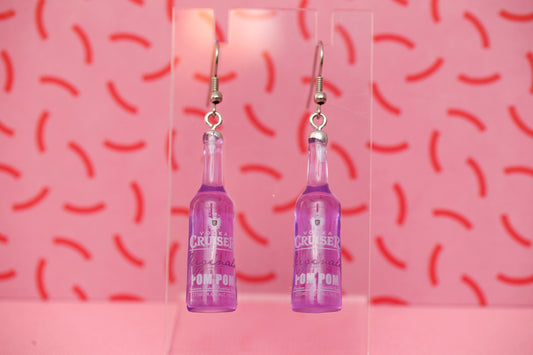 Purple Vodka Earrings