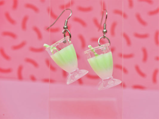 Lime Milkshake Earrings