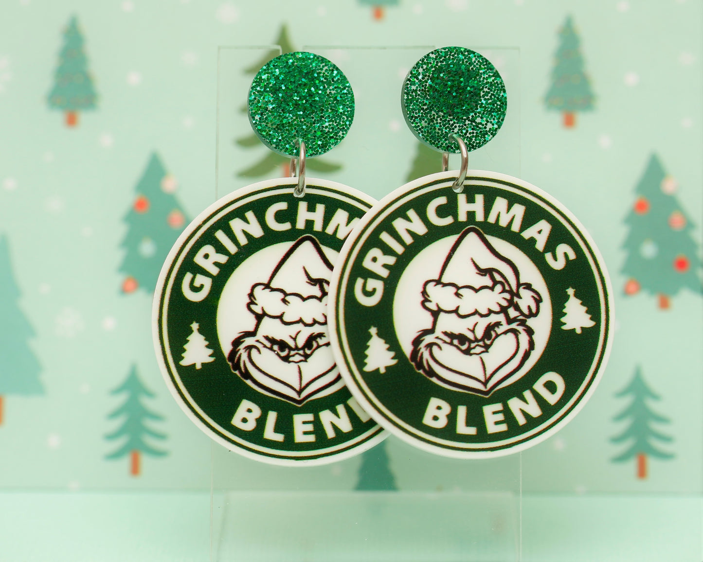 Grinchmas Blend Christmas Dangles