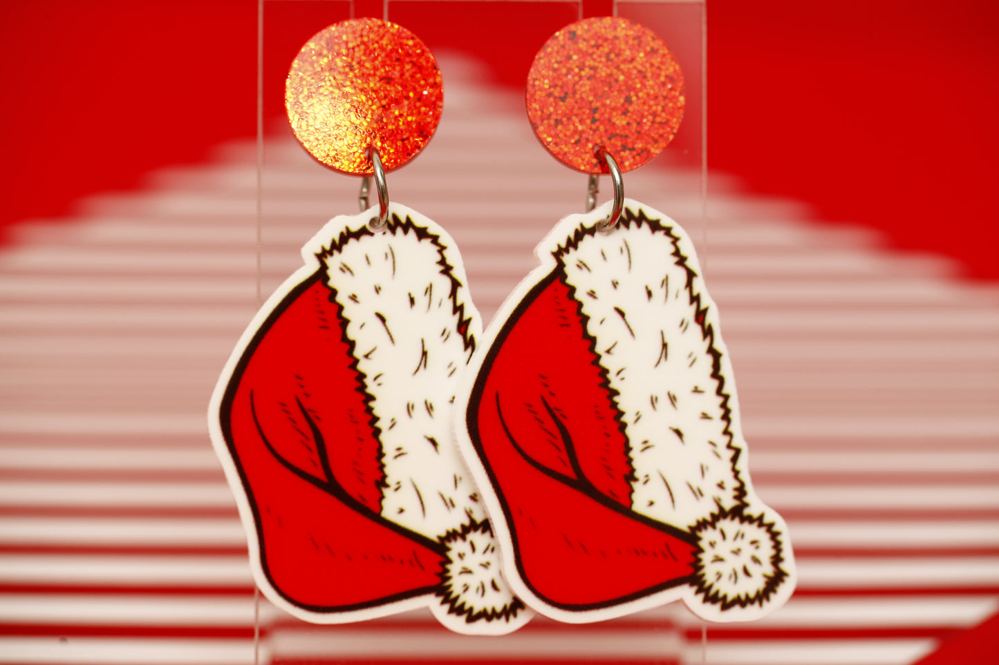 Santa Hat Christmas Dangles