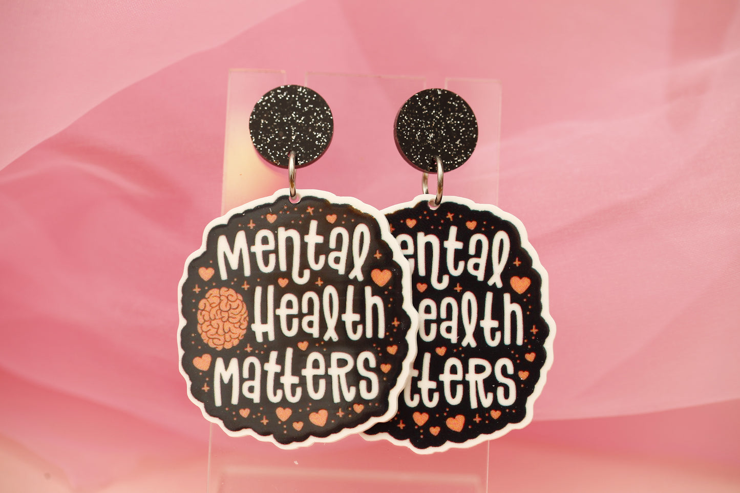 Mental Health Matters Statement Dangles (Brain)